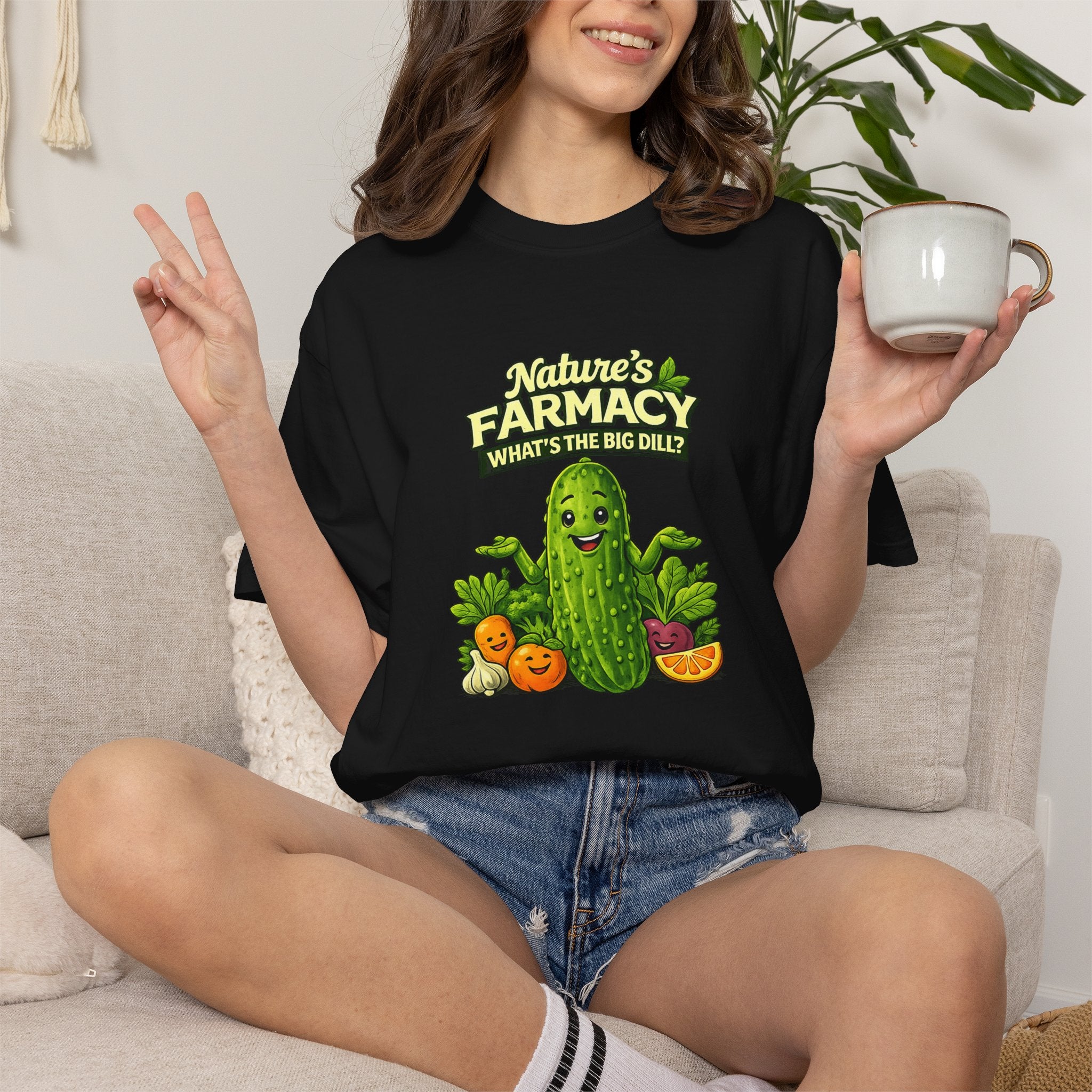 Nature's Farmacy "What's the big Dill" Pickle T-Shirt