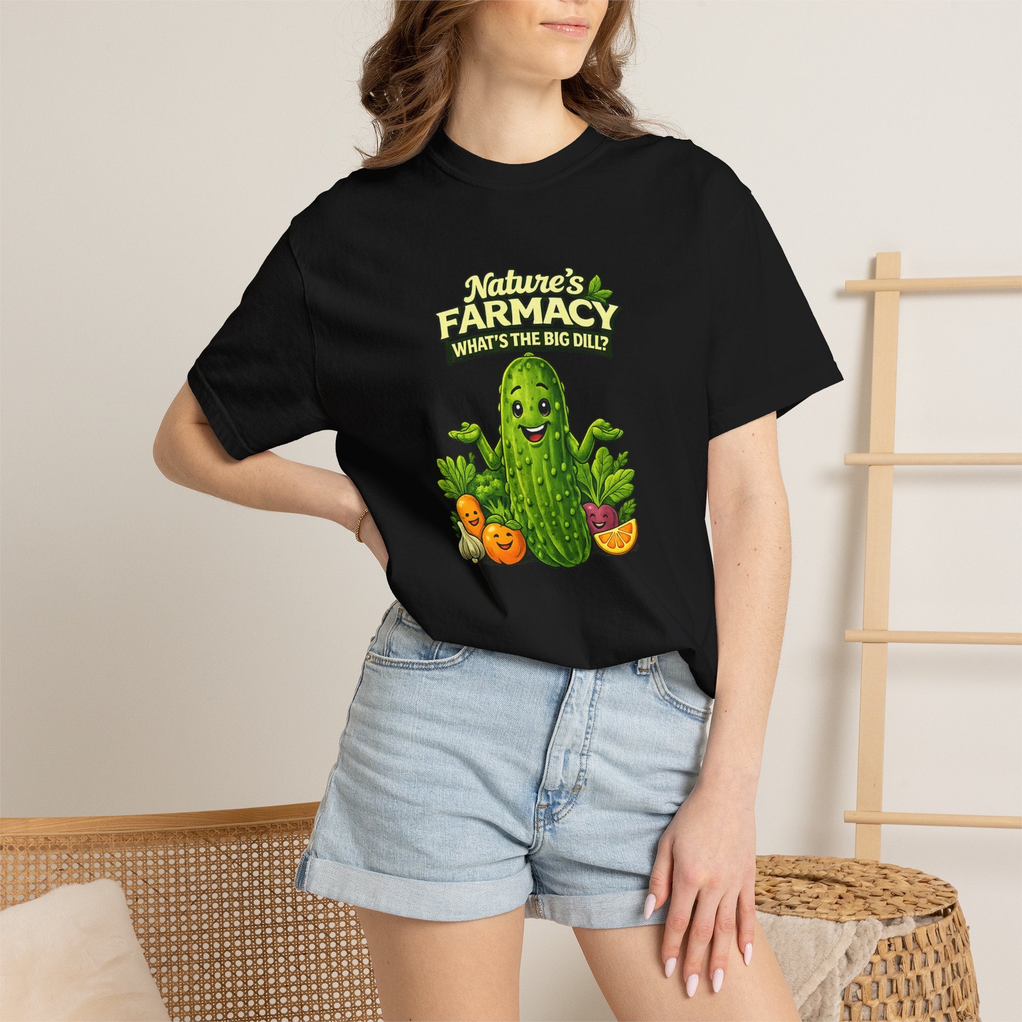 Nature's Farmacy "What's the big Dill" Pickle T-Shirt
